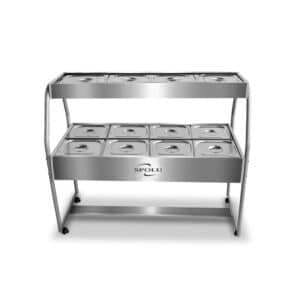 mesada buffet 12 cubas combianada