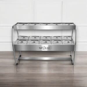 Mesa Buffet Combinada 15 Cubas Spolu SPL-512CO Mockup