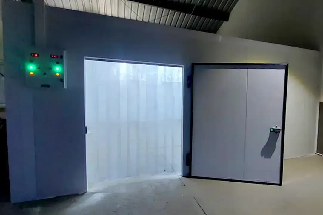 Cámara frigorífica instalada en Montevideo por Baudin Equipamientos