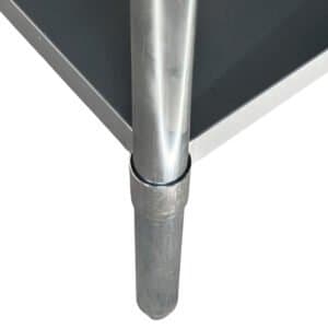 Mesa de Acero Inoxidable 120x60 cm estante | Jameco WT-1200CE