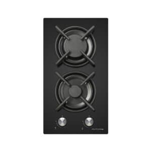 Anafe a gas 30 cm vidrio templado | Futura FUT-AG300VG-2