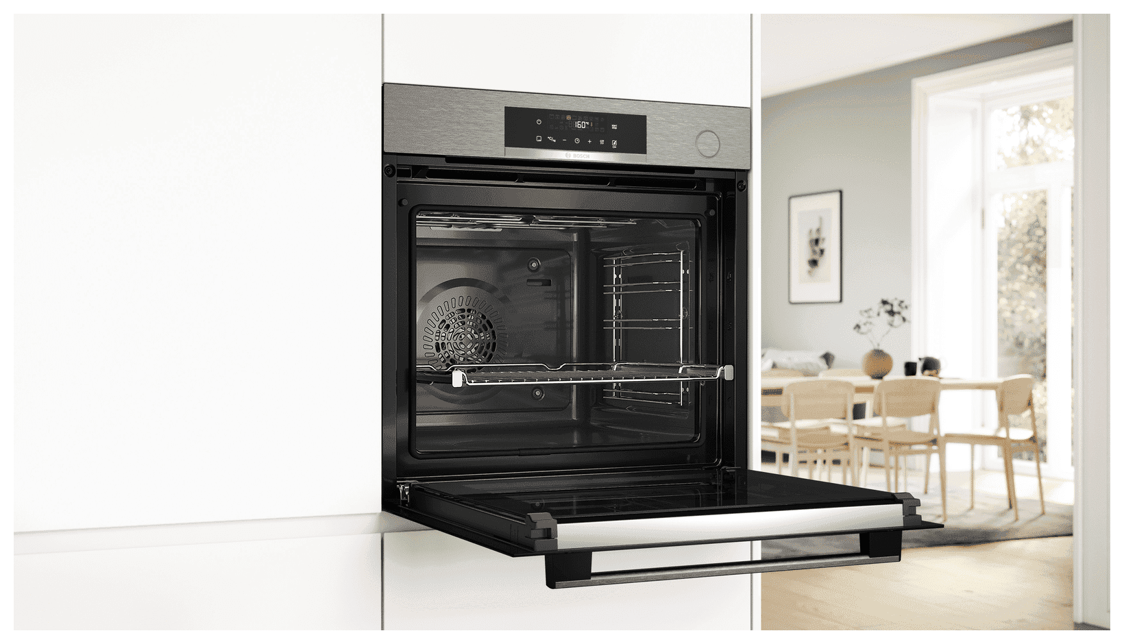 Horno empotrable Bosch HRG572ES3 con vapor y Air Fry