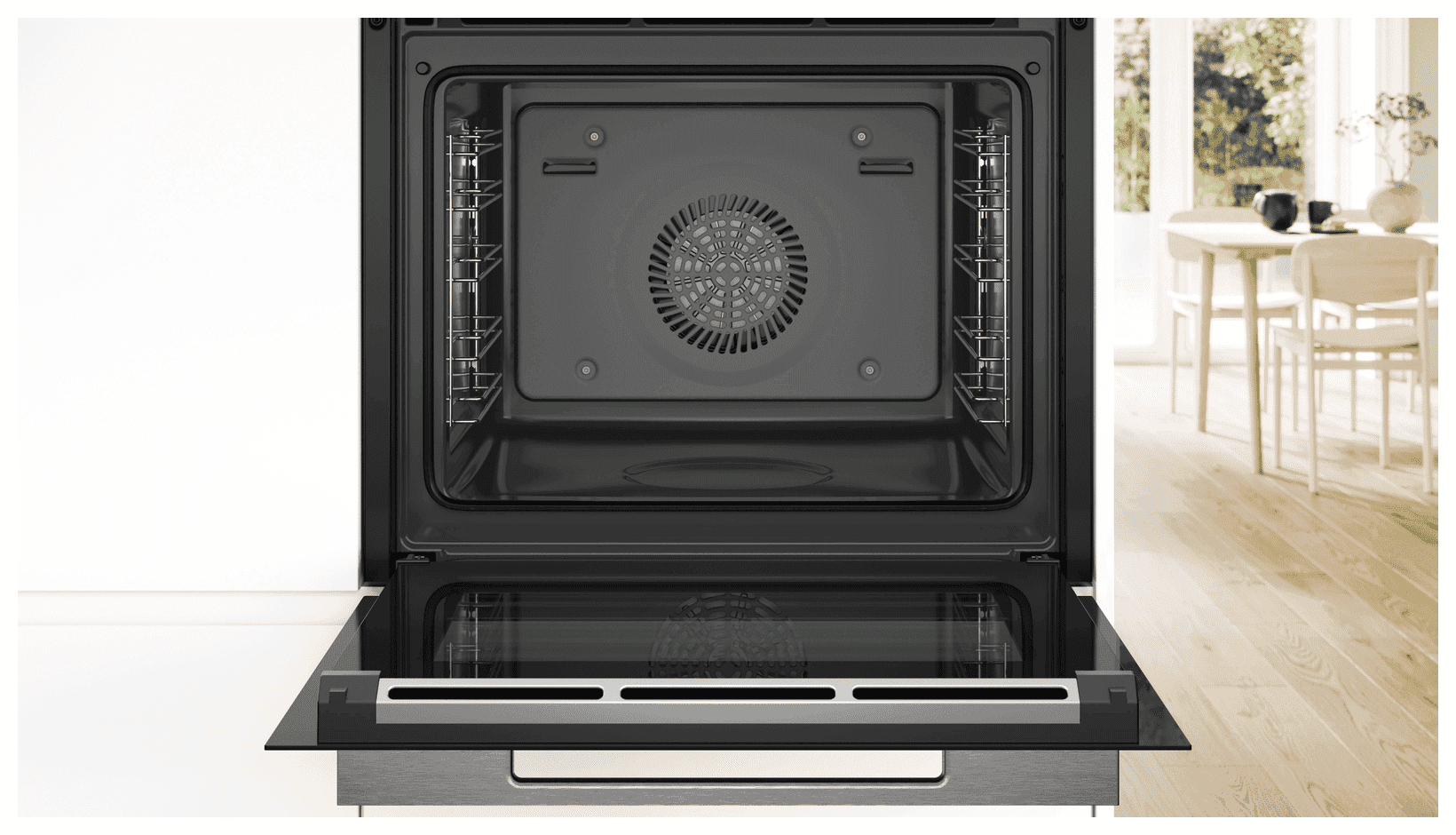 Horno empotrable Bosch HRG7361B1 71 L con vapor 3 niveles