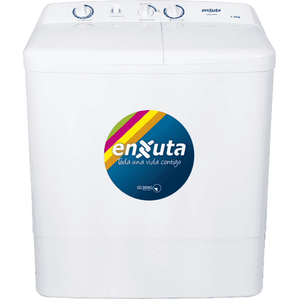 Lavarropa semi-automático Enxuta LEB7200 7,2 kg 2 cubas PVC