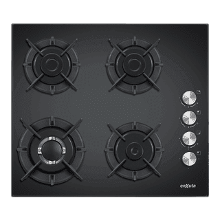 Anafe 4 hornallas Enxuta AENX5542NG vidrio negro hornalla triple