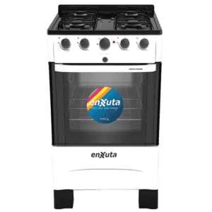 Cocina combinada Enxuta CENX27200HEW 4 quemadores horno eléctrico doble vidrio