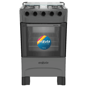 cocina multigas Enxuta CENX27200T 4 quemadores mesada acero inoxidable