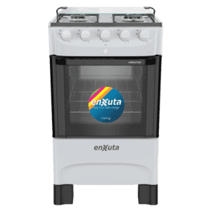 Cocina multigas Enxuta CENX27210W 4 quemadores mesada inox