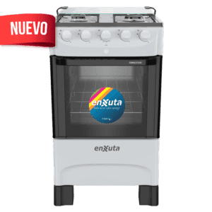 Cocina multigas Enxuta CENX27210W 4 quemadores mesada inox