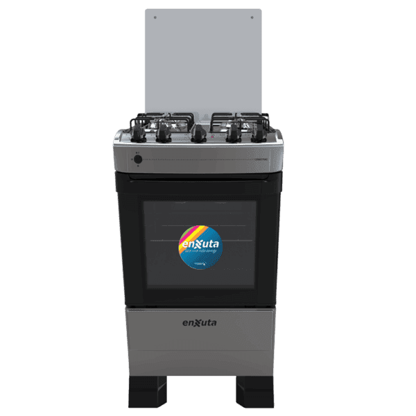 Cocina a gas Enxuta CENX27542T 4 hornallas con grill y termocupla