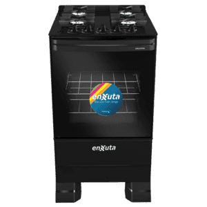 Cocina multigas Enxuta CENXV27542NG-1 4 quemadores mesada vidrio