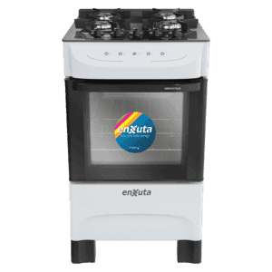 cocina multigas Enxuta CENXV27543W mesada vidrio templado 4 quemadores