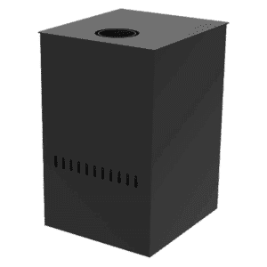 Estufa a leña Enxuta EENXAR47 9 kW cobertura 85 m3 acero 4 mm