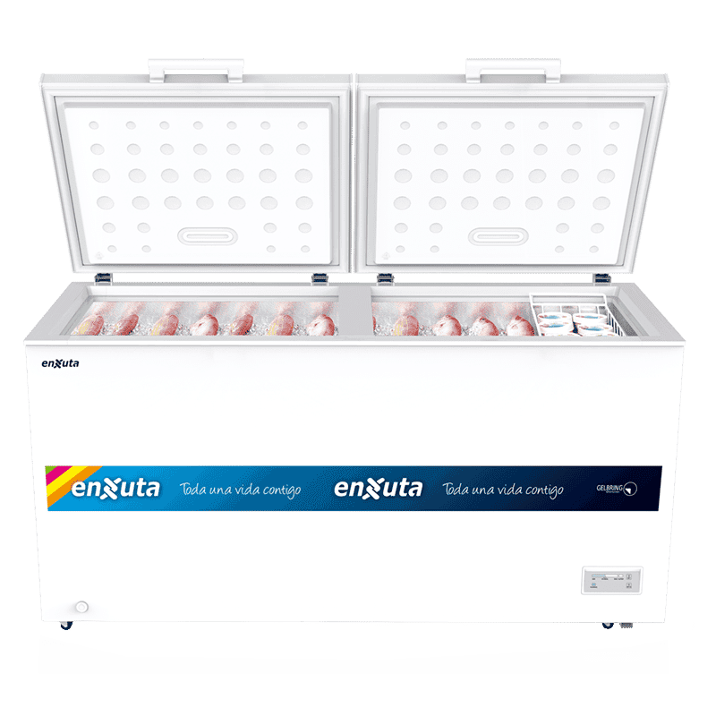Freezer horizontal Enxuta FHENX22510 508 L doble puerta R290