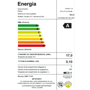 Freezer horizontal doble acción 198 L | Futura FUT-FRH200