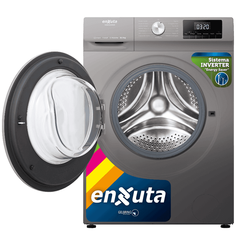 Lavasecarropas Enxuta LSENX1610560S 10,5 kg inverter
