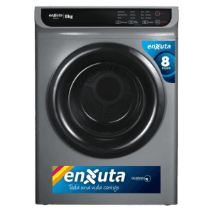 Secarropa carga frontal Enxuta SENX080S 8 kg cuba acero inoxidable ventilación