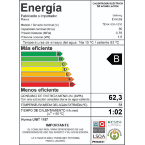 Termotanque 30 litros 1500 W | Enxuta TENX1130-1
