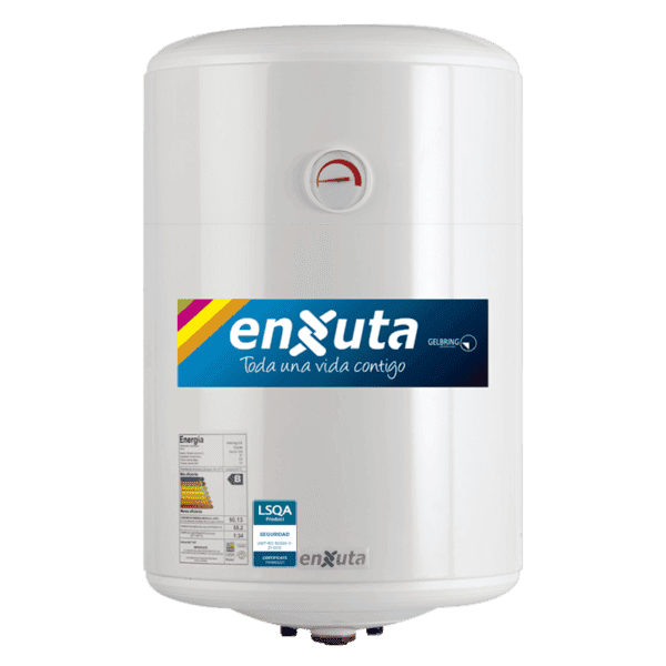 Termotanque 80 litros Enxuta TENX2180 tanque acero esmaltado aislamiento poliuretano