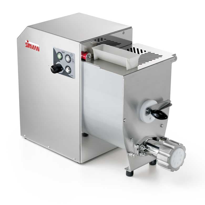 Máquina extrusora de pasta profesional Sirman Concerto 5 en acero inoxidable