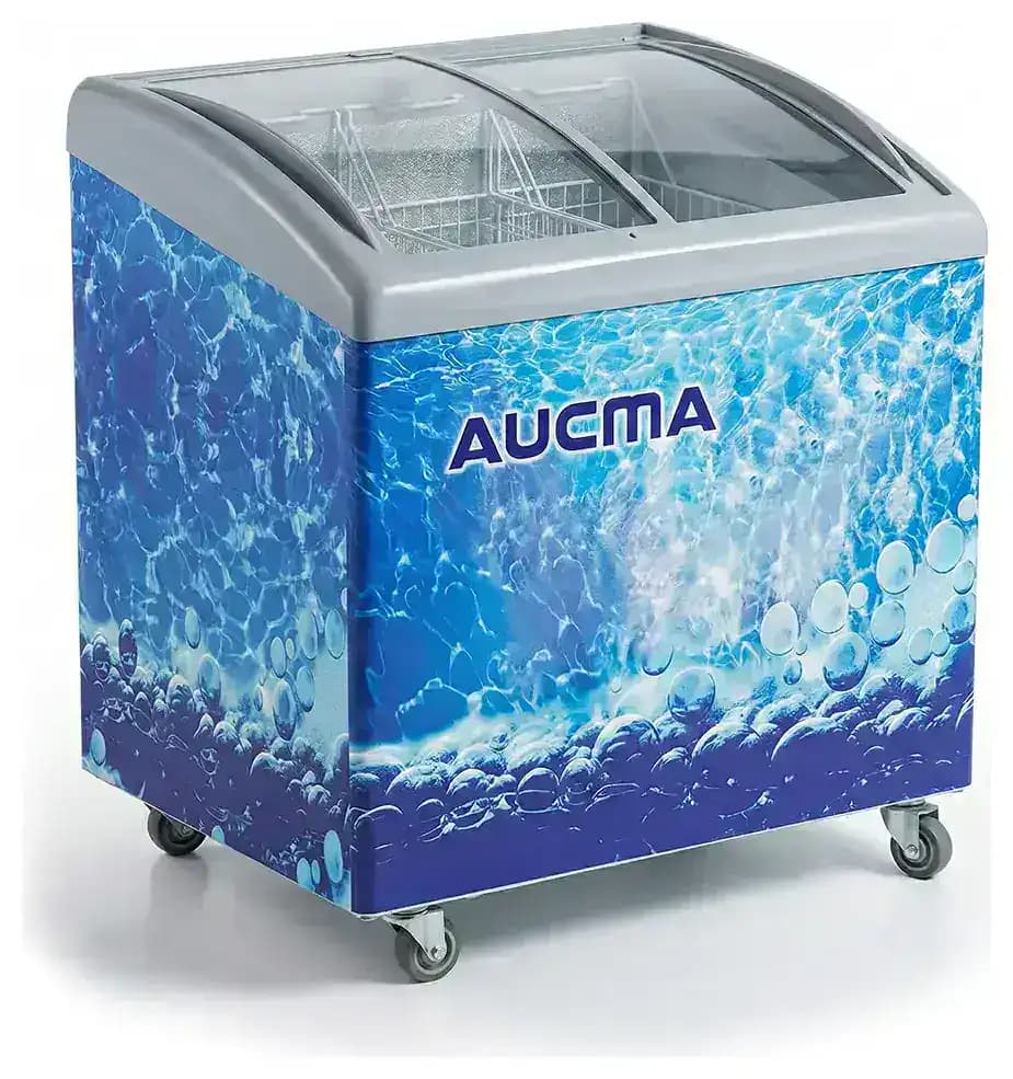 Freezer Horizontal Vidrio Curvo 182 Lts Aucma SD-182 Baudin