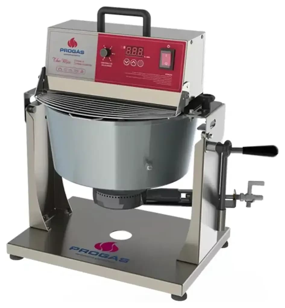 Misturador de Alimentos con Hornalla a Gas y controlador Digital de 10 litros Progas PRMQ-10