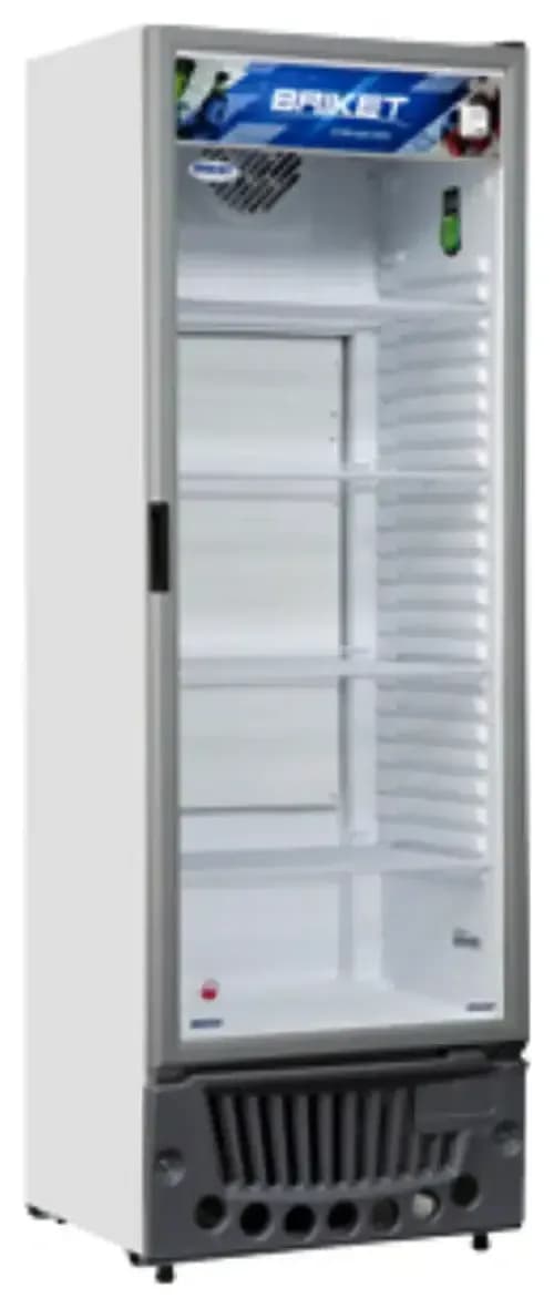 Visicooler 500 Litros Puerta de Vidrio Exhibidor Vertical Botellero Briket Master 5000 Baudin Principal