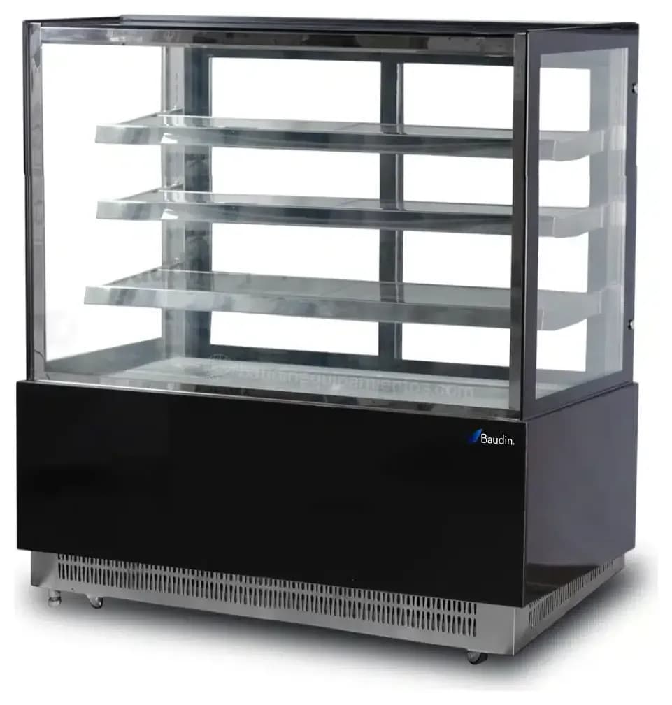 Vitrina Refrigerada Confitera 1,20 mts Kuma 3 estantes FC-500SAH Baudin