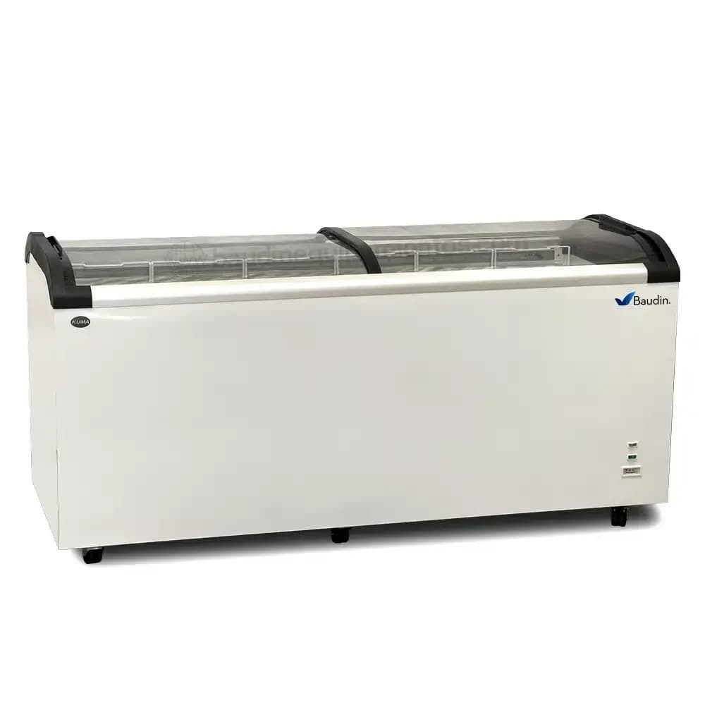 Freezer-Horizontal-645-lts-Puerta-Vidrio-Curvo-SDQ-700-Kuma-Baudin