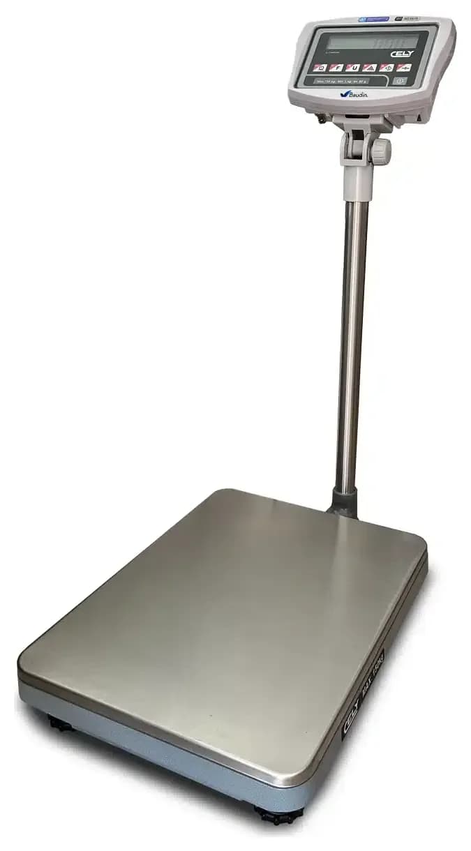 Bascula Comercial Digital hasta 150 kg de capacidad Cely VC-50 con Certificado LATU