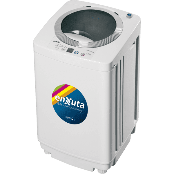 Lavarropas carga superior Enxuta LENX6350 3,5 kg cuba acero inoxidable