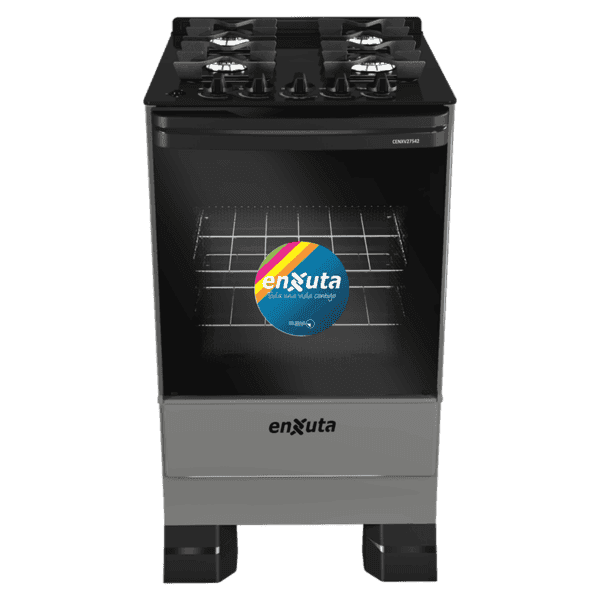 Cocina multigas Enxuta CENXV27542T 4 quemadores horno grill