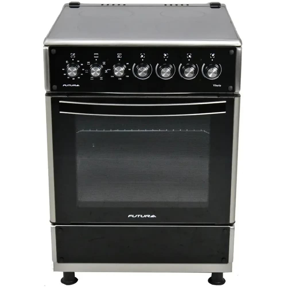 Cocina vitrocerámica 60x60 con horno 65 L | Futura FUT-60VC4G