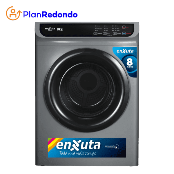 Secarropa carga frontal Enxuta SENX080S 8 kg cuba acero inoxidable ventilación