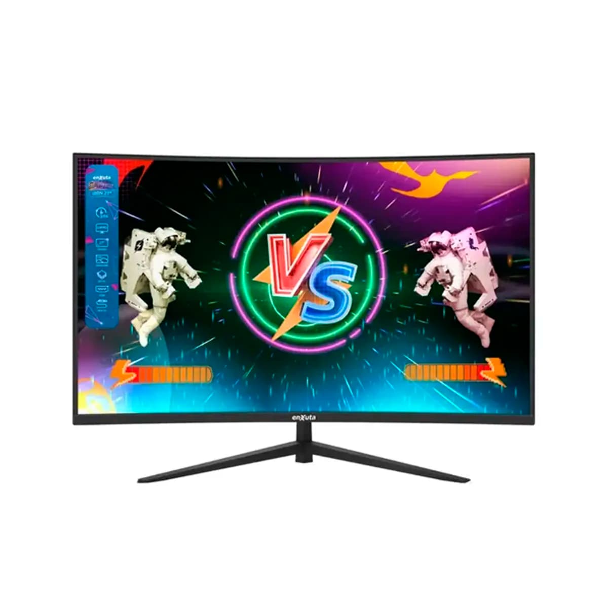 Monitor 27 Pulgadas Curvo Full HD Gamer Panel VA 165Hz HDMI DP 1ms | Enxuta MGIENX2827-165C