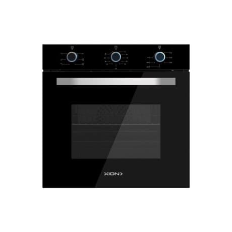 Horno de empotrar 60 cm mecánico frente vidrio negro | XION XI-HDE60B