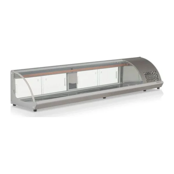 Vitrina Refrigerada 2.11 M Sobre Mostrador | Gelopar GVRB-210