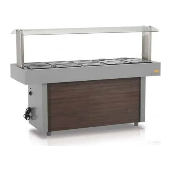 Mesa 6 cubas térmica | Gelopar GMTA-120