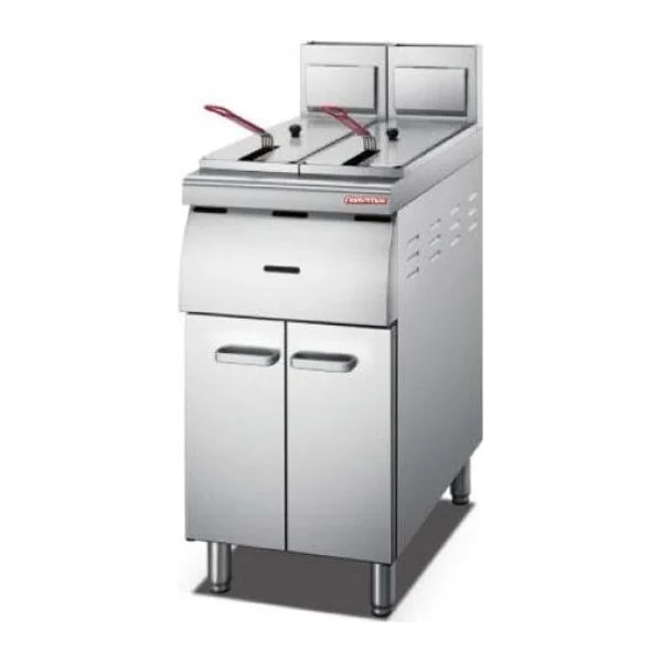 Freidor 15 lts doble a gas | Flamemax HGF-70A-2