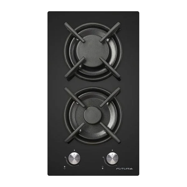 Anafe a gas 30 cm vidrio templado | Futura FUT-AG300VG-2