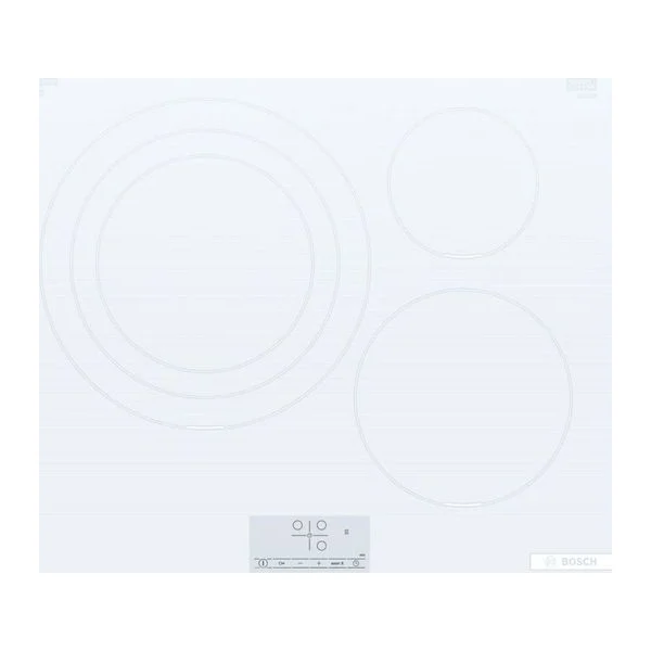 Anafe de inducción Bosch PID612BB1E 3 zonas con zona triple 32 cm