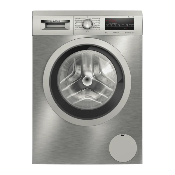 Lavarropas Bosch WUU28T6KES 9 kg 1400 rpm acero inoxidable