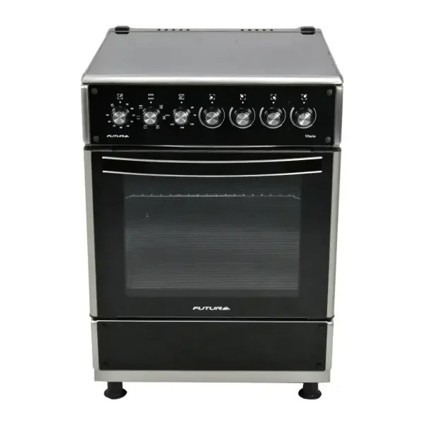 Cocina vitrocerámica 60x60 con horno 65 L | Futura FUT-60VC4G