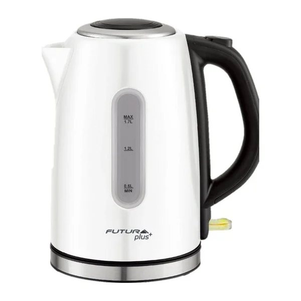 Hervidor eléctrico 1.7 L metálico blanco | Futura FUT-HA1798W
