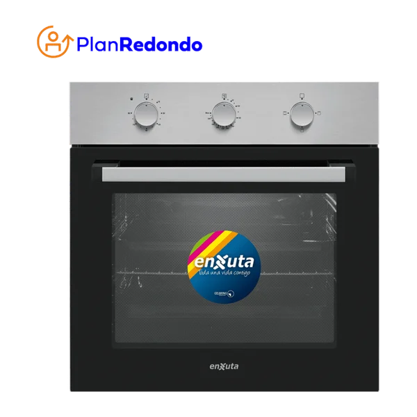 Horno empotrar Enxuta HEENX5000 70 L panel inox timer 3 posiciones