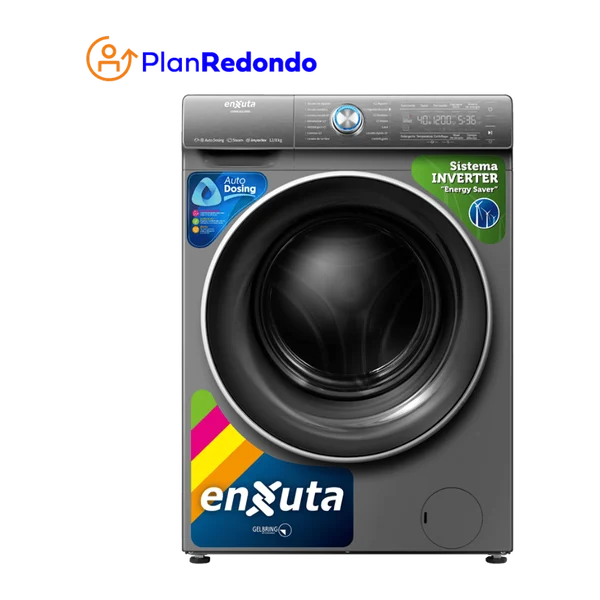 Lavasecarropas Enxuta LSENX161280S 12 kg inverter 1400 RPM