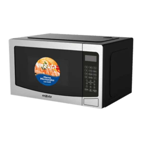 Microondas 30 litros digital con grill inox | Enxuta MOENX0330DGI