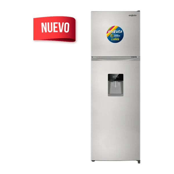Refrigerador 298 L Enxuta RENX1300DI inverter con dispensador inox