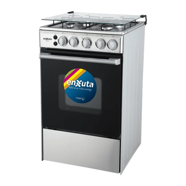 Cocina Supergas 4 Hornallas Inox con Termocupla 50x60 | Enxuta CENX9504I