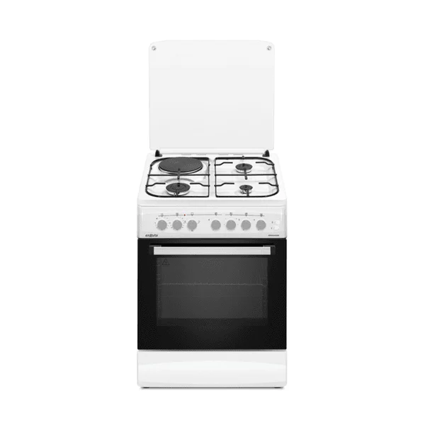 Cocina Combinada 3 Hornallas y 1 Disco Eléctrico | Enxuta CENX5646W